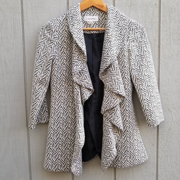 Calvin Klein Jackets & Blazers - Calvin Klein Ruffle Blazer